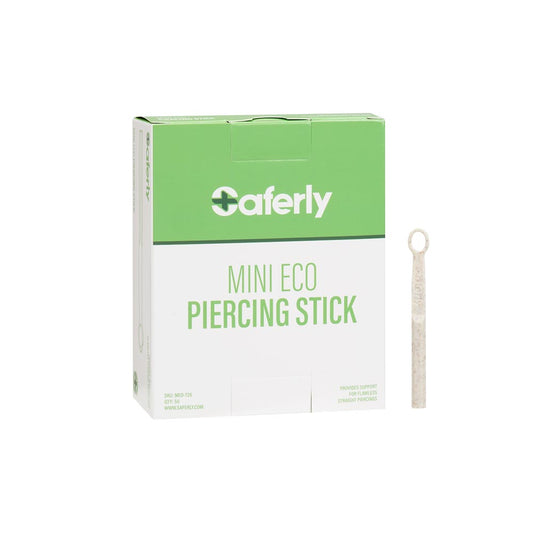 Saferly Biodegradable Mini Eco Piercing Stick — Box of 50