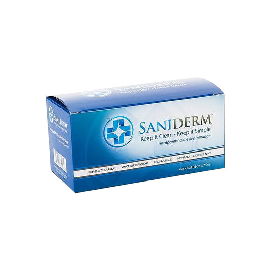 Saniderm Tattoo Aftercare Transparent Adhesive Bandage - 6in x 8 yard Roll