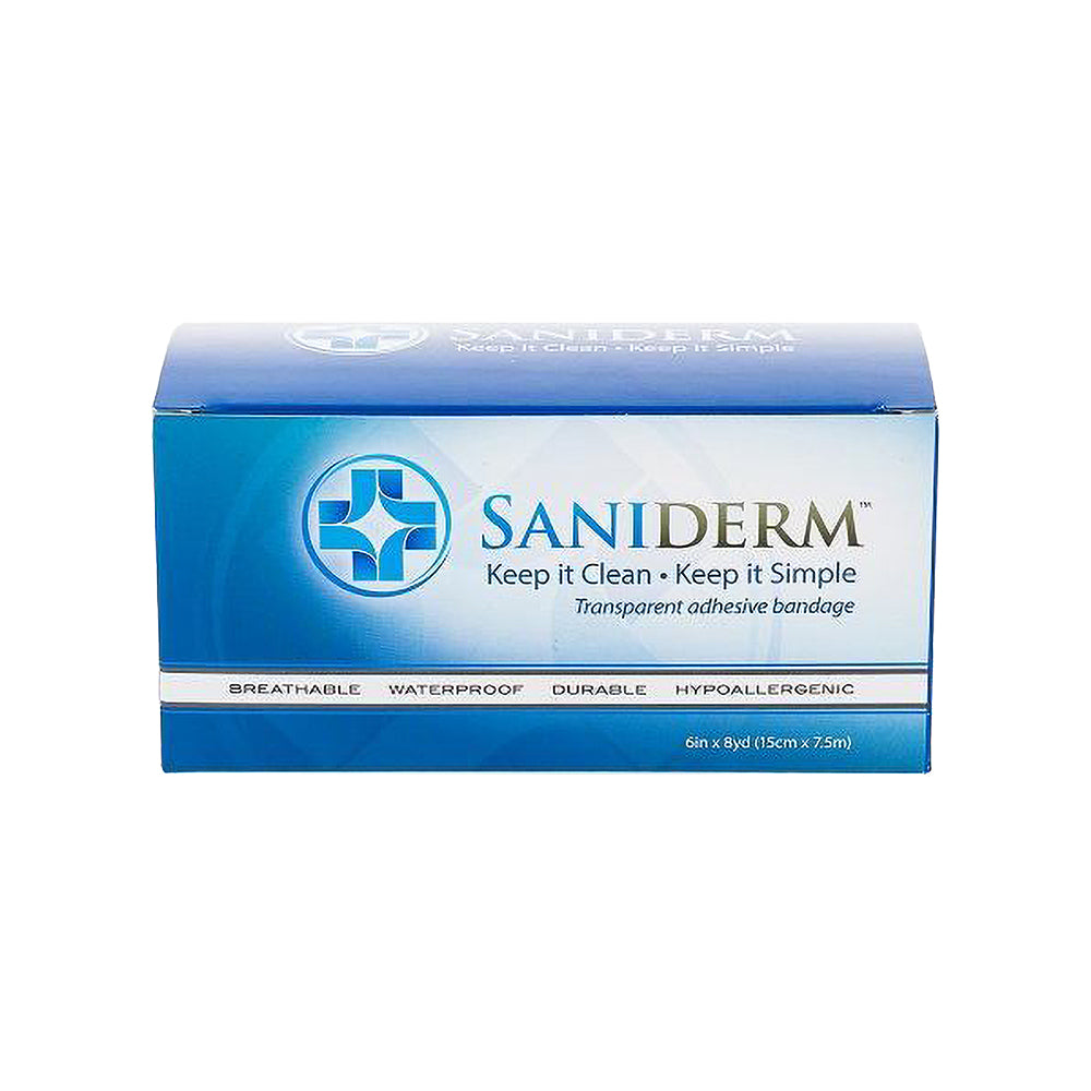 Saniderm Tattoo Aftercare Transparent Adhesive Bandage - 6in x 8 yard Roll