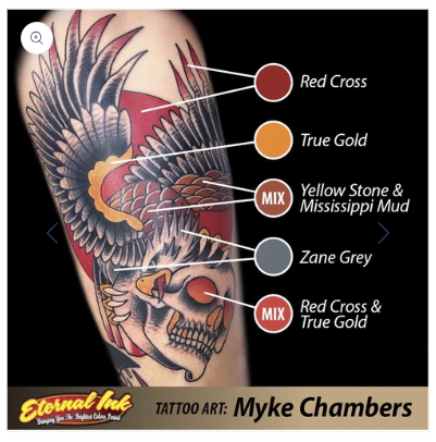 Myke Chambers True Gold — Eternal Tattoo Ink — Pick Size
