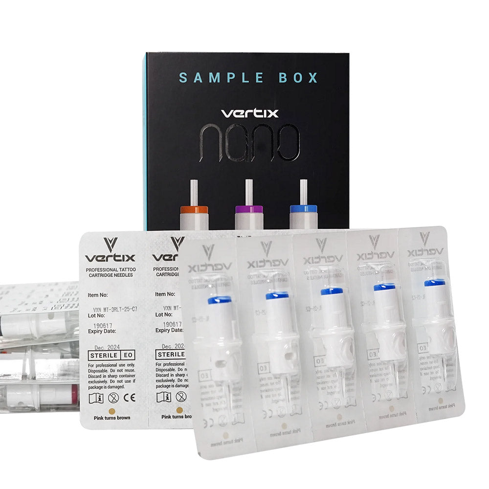 Vertix Nano Membrane Cartridge Needles — Sample Pack of 40