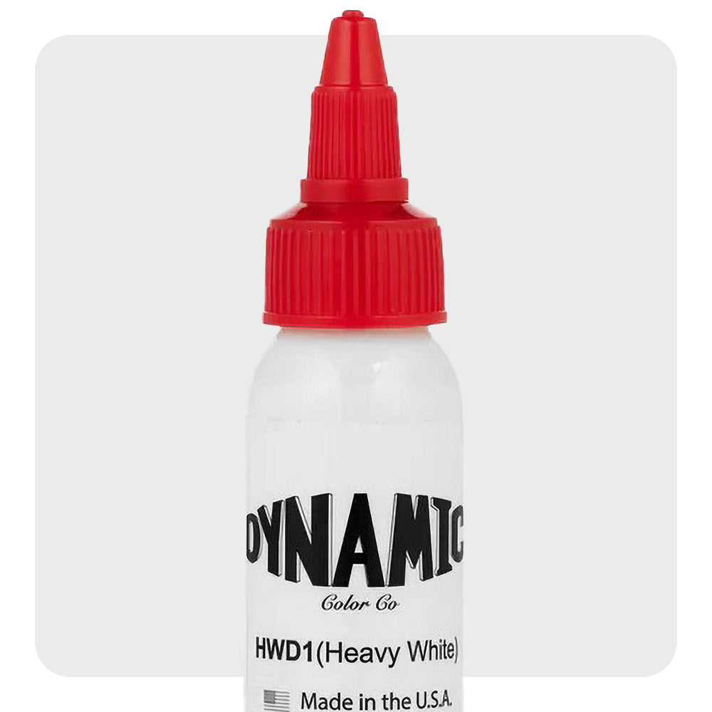 Dynamic Heavy White Tattoo Ink — 1oz Bottle - Painful Pleasures