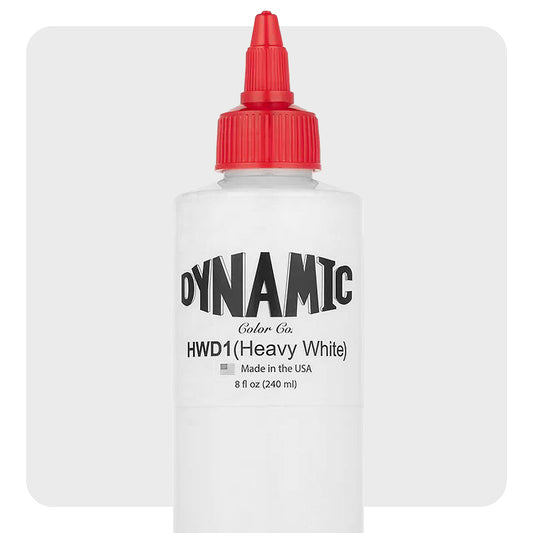 Dynamic Heavy White Tattoo Ink — 8oz Bottle