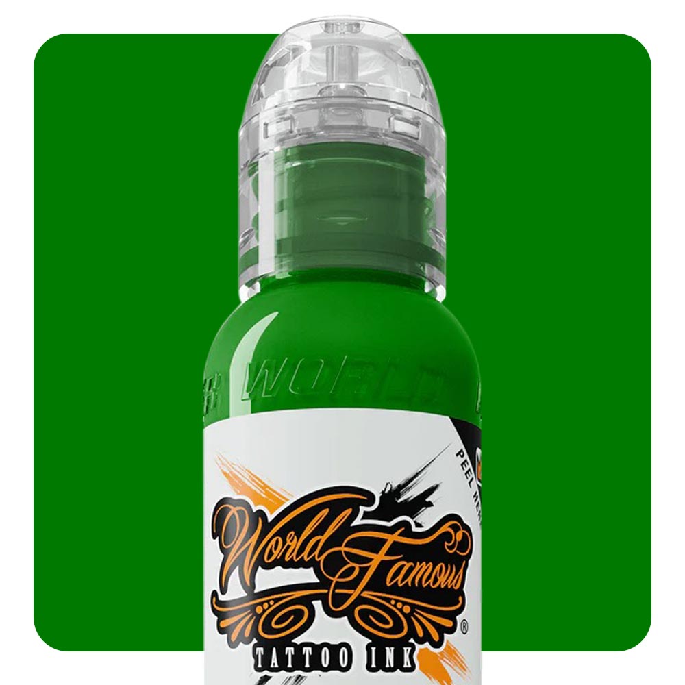 OLEG Light Green — World Famous Tattoo Ink — Pick Size - Painful Pleasures