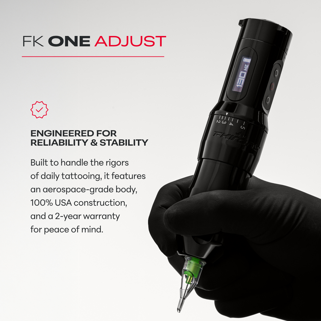 FK One Adjust Wireless Tattoo Machine - Painful Pleasures