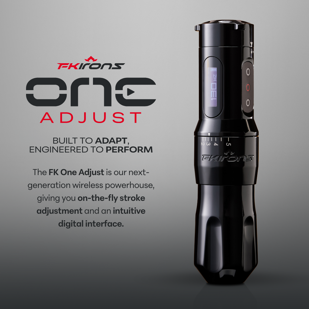 FK One Adjust Wireless Tattoo Machine - Painful Pleasures