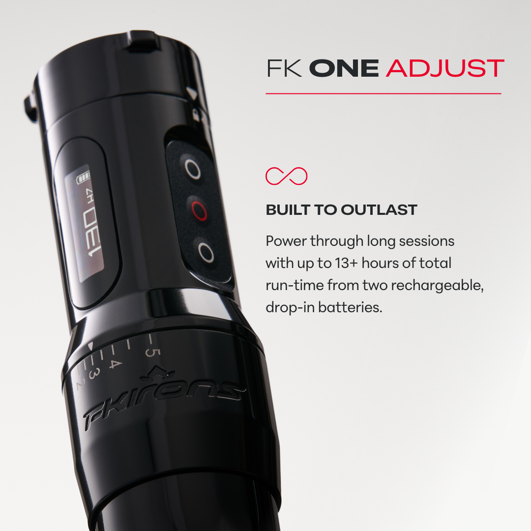 FK One Adjust Wireless Tattoo Machine - Painful Pleasures