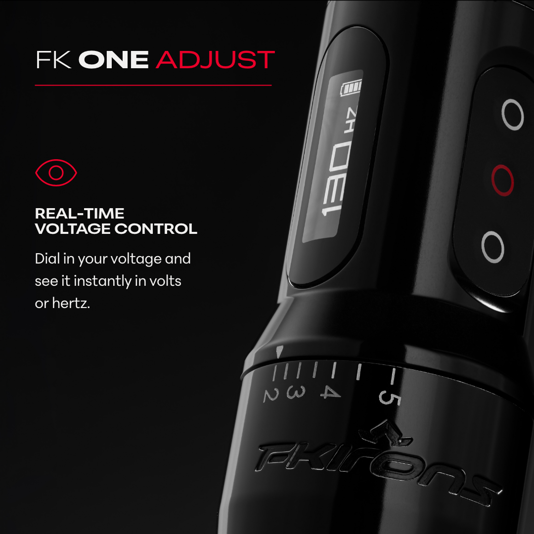 FK One Adjust Wireless Tattoo Machine - Painful Pleasures