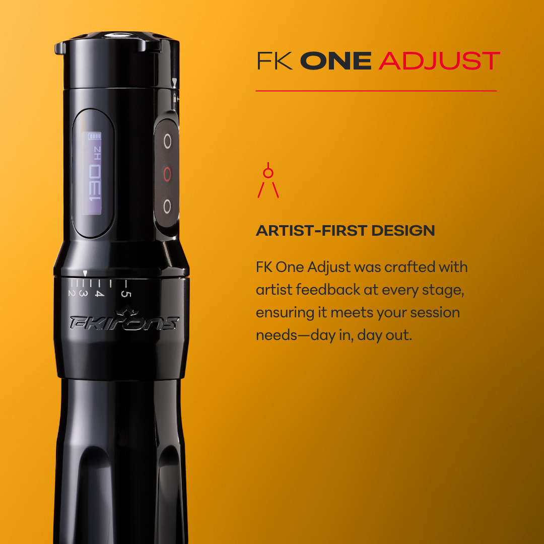 FK One Adjust Wireless Tattoo Machine - Painful Pleasures
