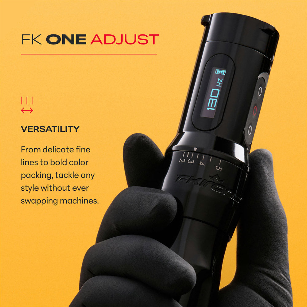 FK One Adjust Wireless Tattoo Machine - Pick Color