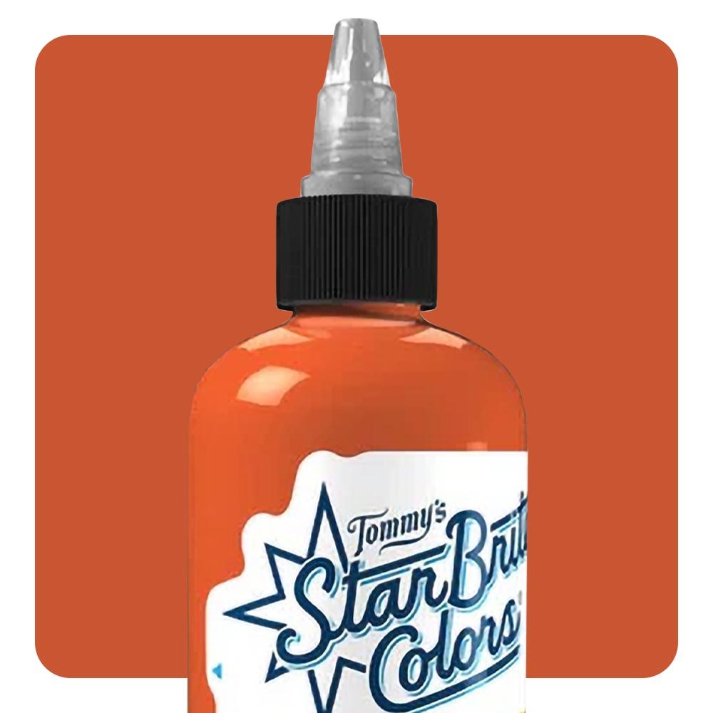 StarBrite Colors Tattoo Ink by Tommy’s Supplies – Organic Orange – Pick Your Size