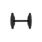 CHECKERS on Black Fake Illusion Piercing Plug - 16g thin post - Price Per 1