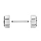 FAKE PLUG 12 Stone Black BLING Fake Piercing - 16g thin post - Price Per 1