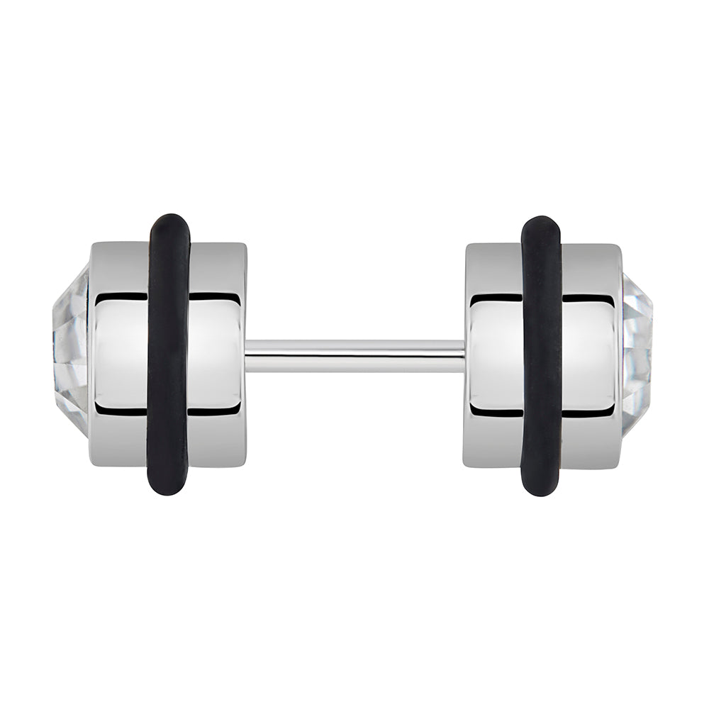 CLEAR GEM illusion Fake Piercing Plug - Price Per 1 Fake Plug - Painful Pleasures