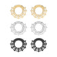 Stainless Steel Spiderweb Clicker Ear Weights — Price Per 2 - Painful Pleasures