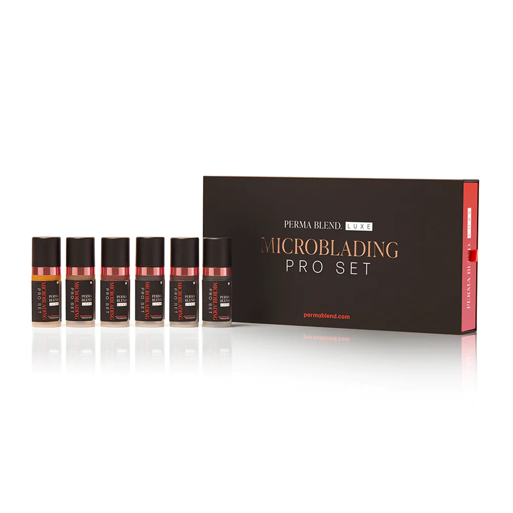 Microblading Pro Set — Perma Blend Luxe — 6 10ml Pump Bottles - Painful Pleasures