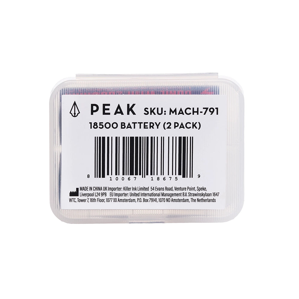 Peak Spare 18500 Batteries  — Price Per 2 - Painful Pleasures