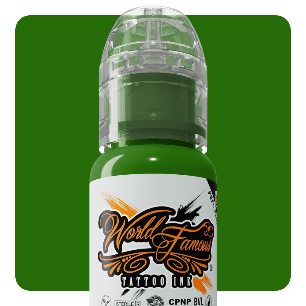 7 Color Simple Set — World Famous Tattoo Ink — 1/2oz - Painful Pleasures