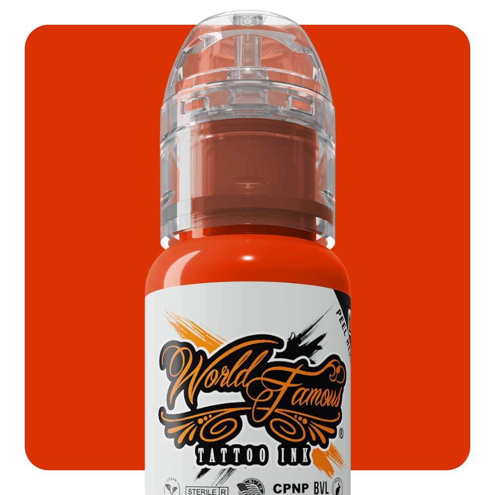 7 Color Simple Set — World Famous Tattoo Ink — 1/2oz - Painful Pleasures