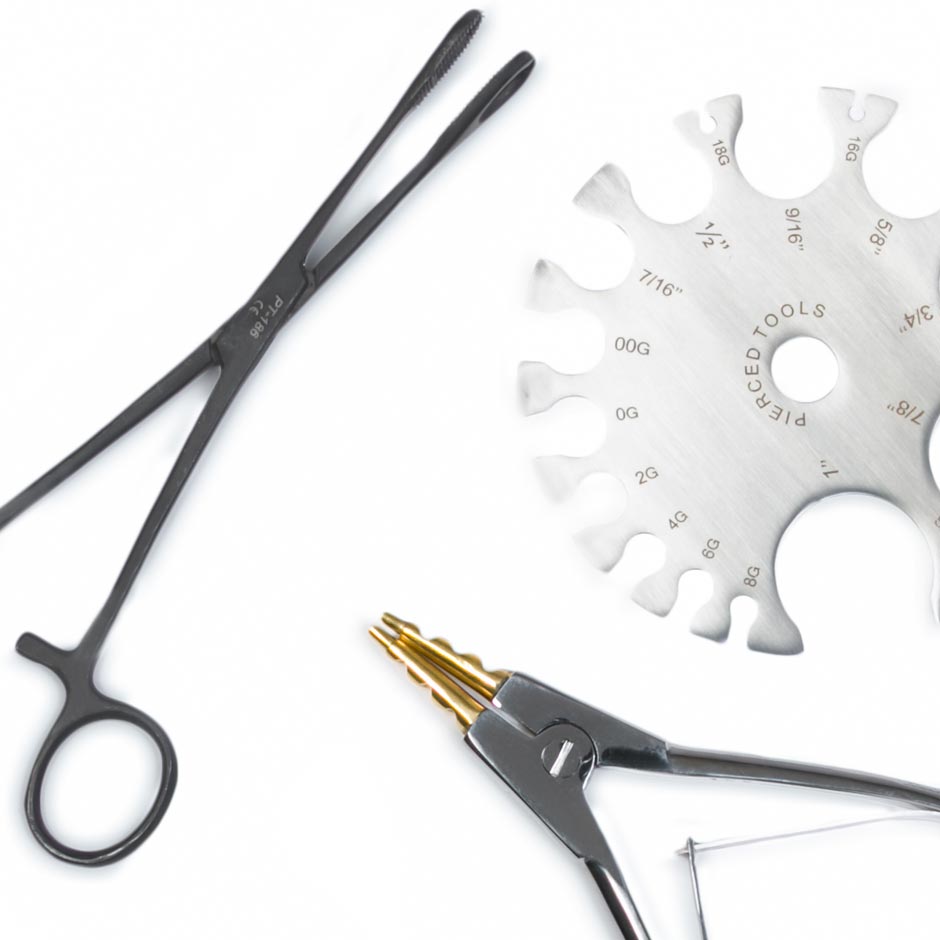 Piercing Kits, Tools, & Supplies – Painful Pleasures