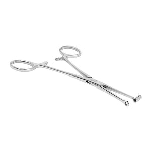 Bucket End 6" Tragus Forceps - Painful Pleasures