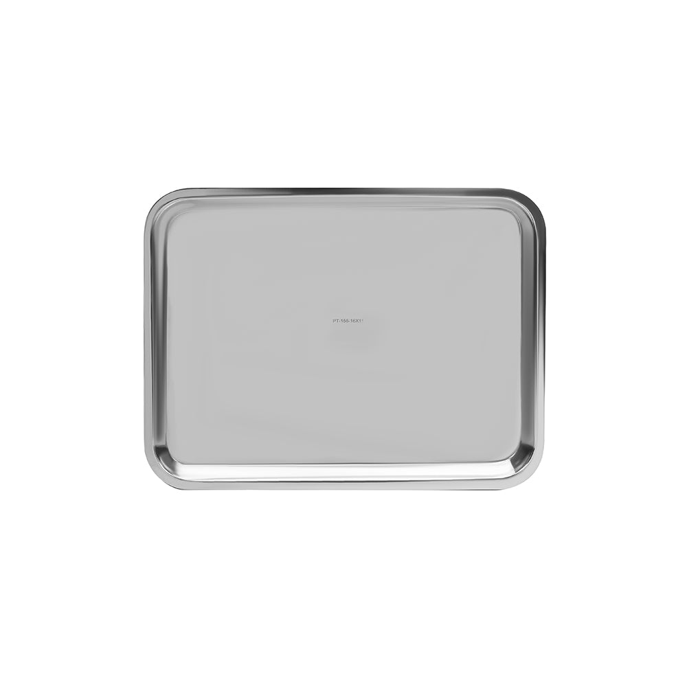 Low Rise Medical Piercing Tattoo Rectangle Stainless Steel Tray