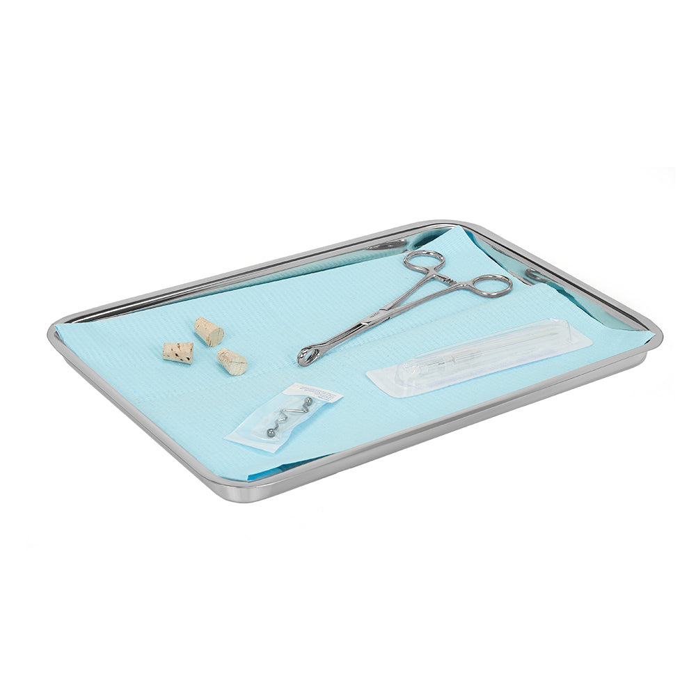 Low Rise Medical Piercing Tattoo Rectangle Stainless Steel Tray