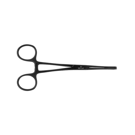 Slotted Mini Pennington 6" Forceps - Black Oxide Coated