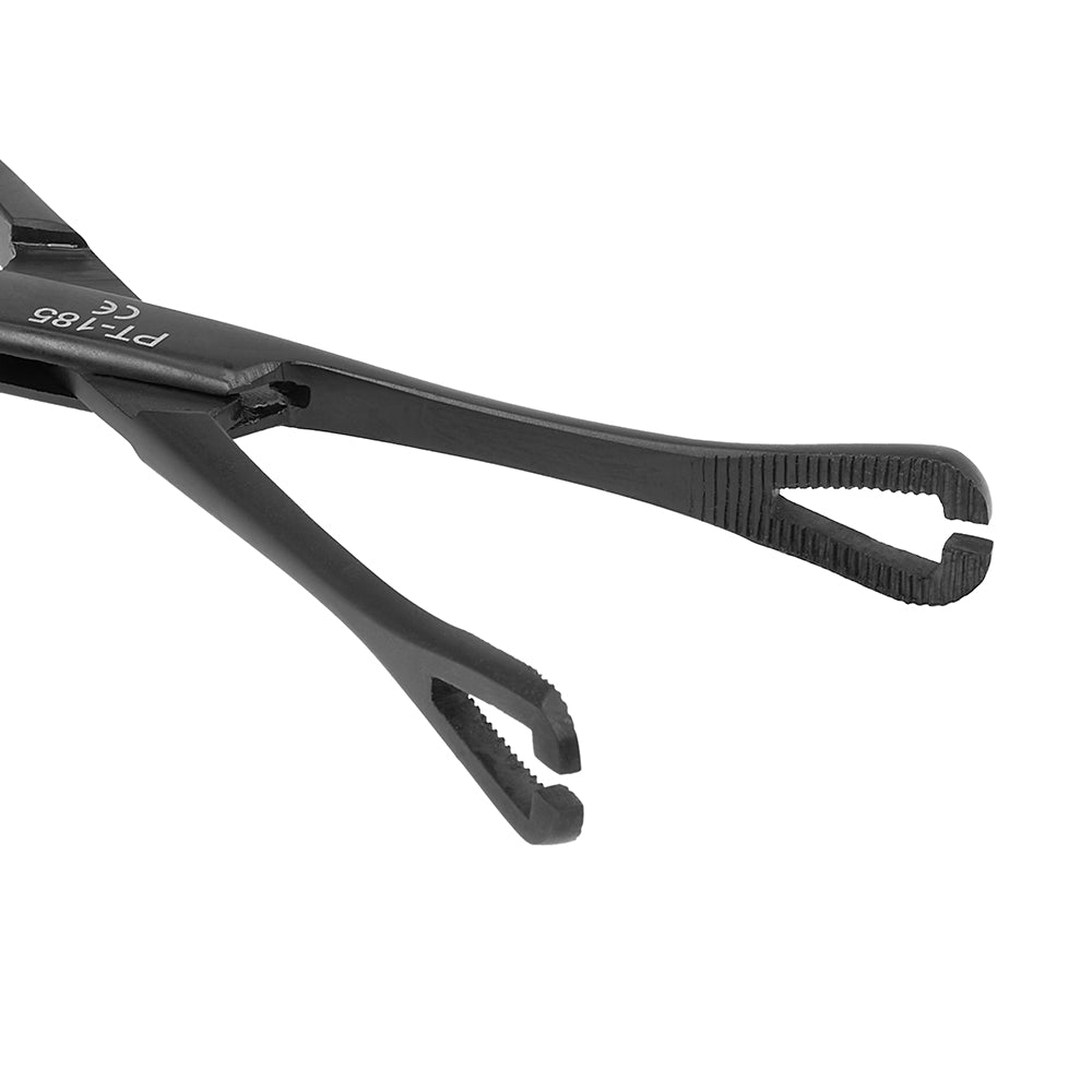 Slotted Mini Pennington 6" Forceps - Black Oxide Coated