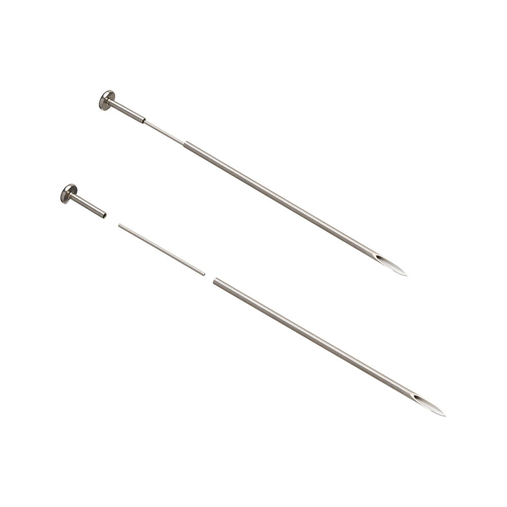 Disposable Stainless Steel Transfer Pins for Internally Threaded or Threadless Jewelry — Bag of 50