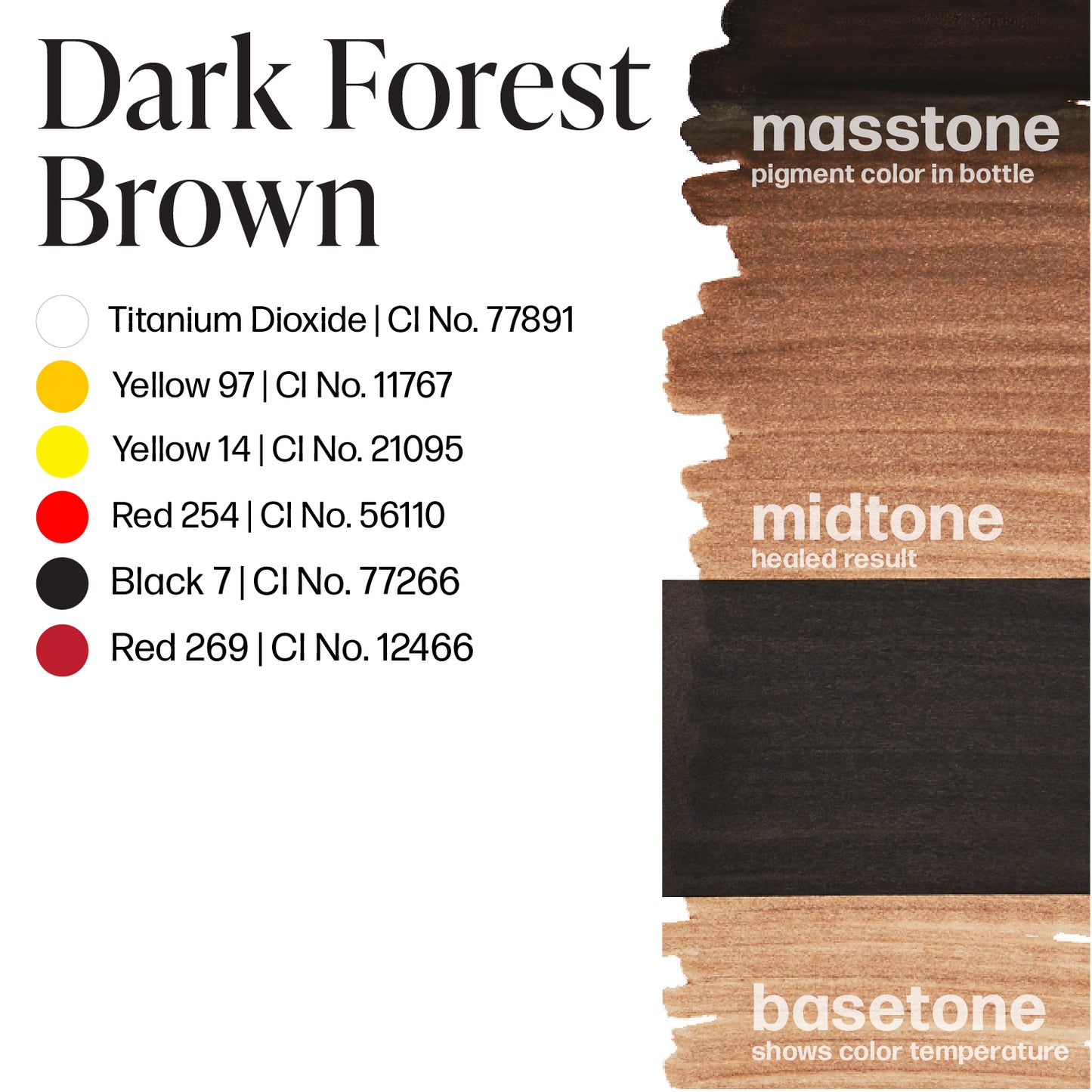 Dark Forest Brown — Perma Blend — Pick Size