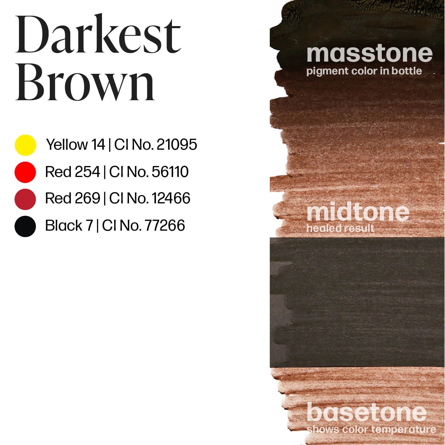 Darkest Brown — Perma Blend — Pick Size