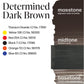 Determined Dark Brown — Luxe Vicky Martin — 1/2oz Bottle - Painful Pleasures