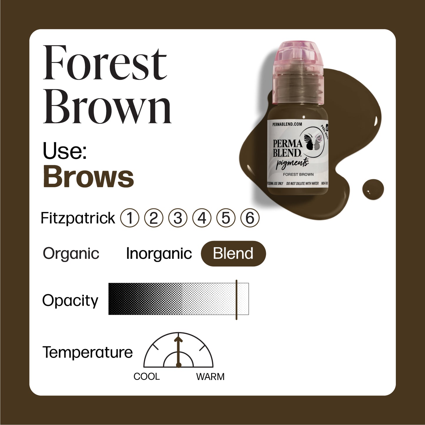 Forest Brown — Perma Blend — Pick Size