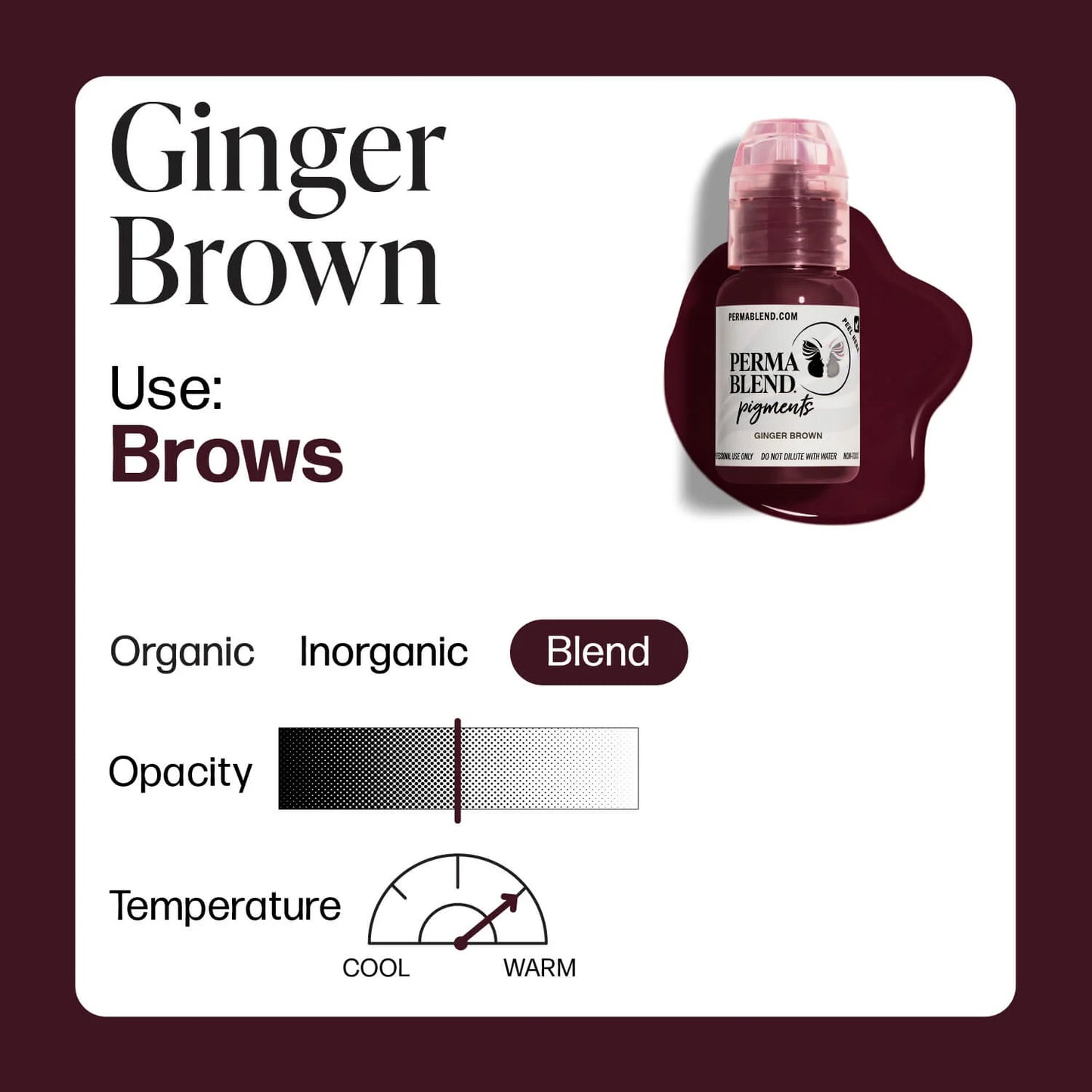 Ginger Brown — Perma Blend — Pick Size
