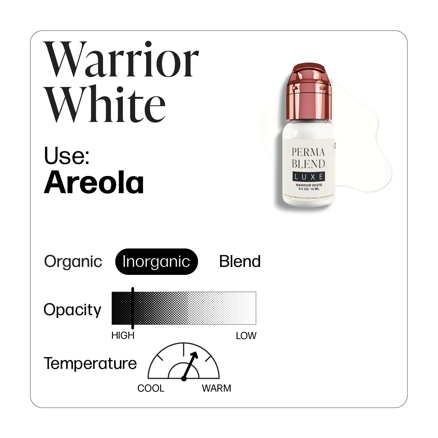 Warrior White — Luxe Vicky Martin — 1/2oz Bottle