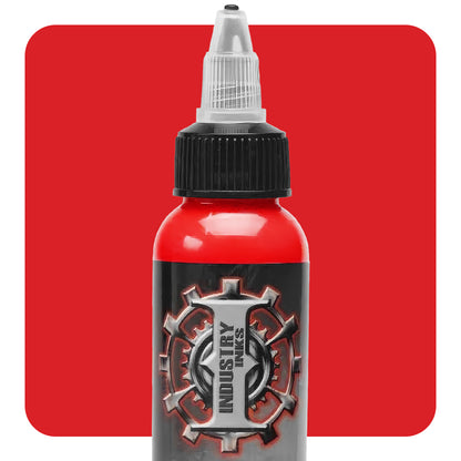 Permanent Red — Industry Inks — Pick Size - Painful Pleasures