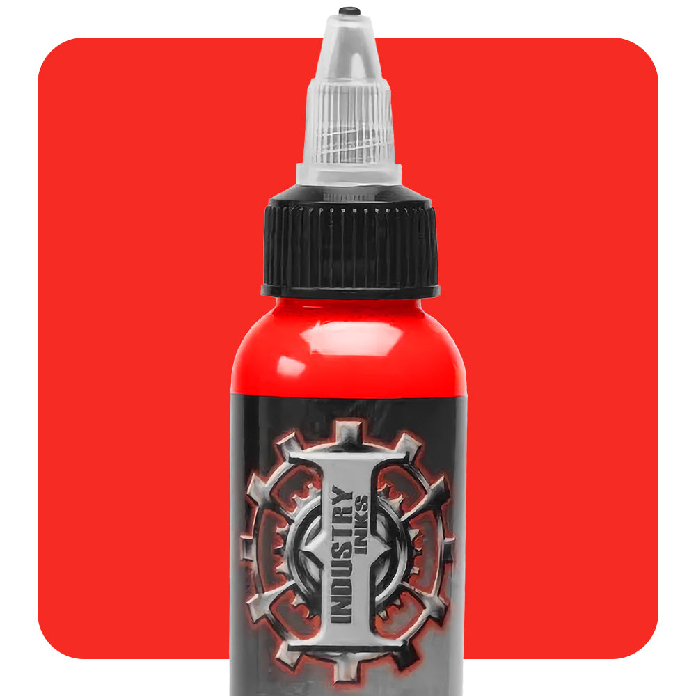 Funky Interprise Ink Poppy Red — Industry Inks — Pick Size | PainfulPleasures – Painful ...
