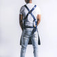 Knife & Flag Non-Porous Core Apron — Pick Color - Painful Pleasures
