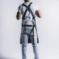 Knife & Flag Non-Porous Core Apron — Pick Color - Painful Pleasures