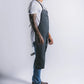 Knife & Flag Non-Porous Split Leg Apron — Black - Painful Pleasures
