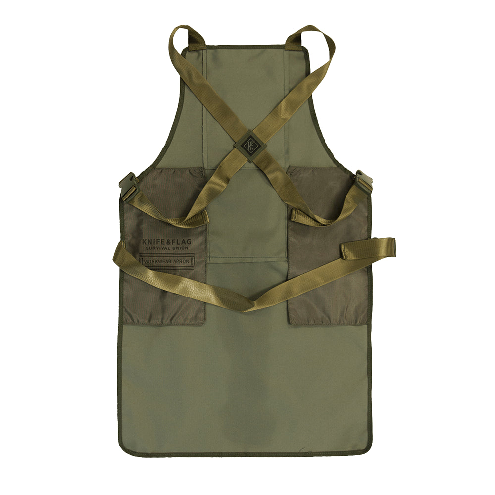 Knife & Flag Non-Porous Core Apron — Pick Color - Painful Pleasures