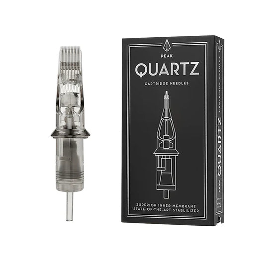 Peak Needles — Quartz — Box of 20 Cartridge Tattoo Needles