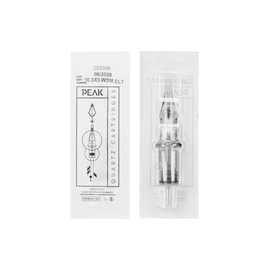 Peak Quartz Stippling and Whipshading Needle Cartridges — Box of 20