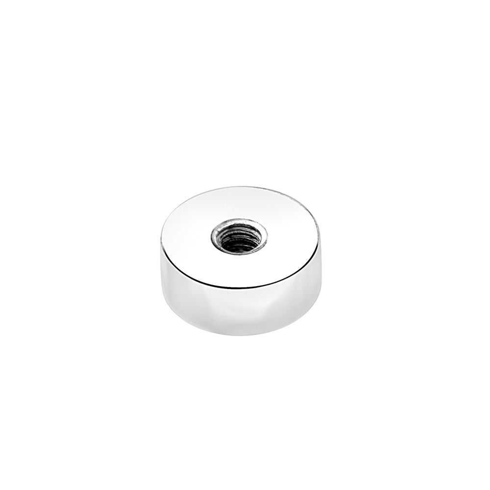 4mm Disc for Externally Threaded 18g–16g Jewelry — Price Per 1
