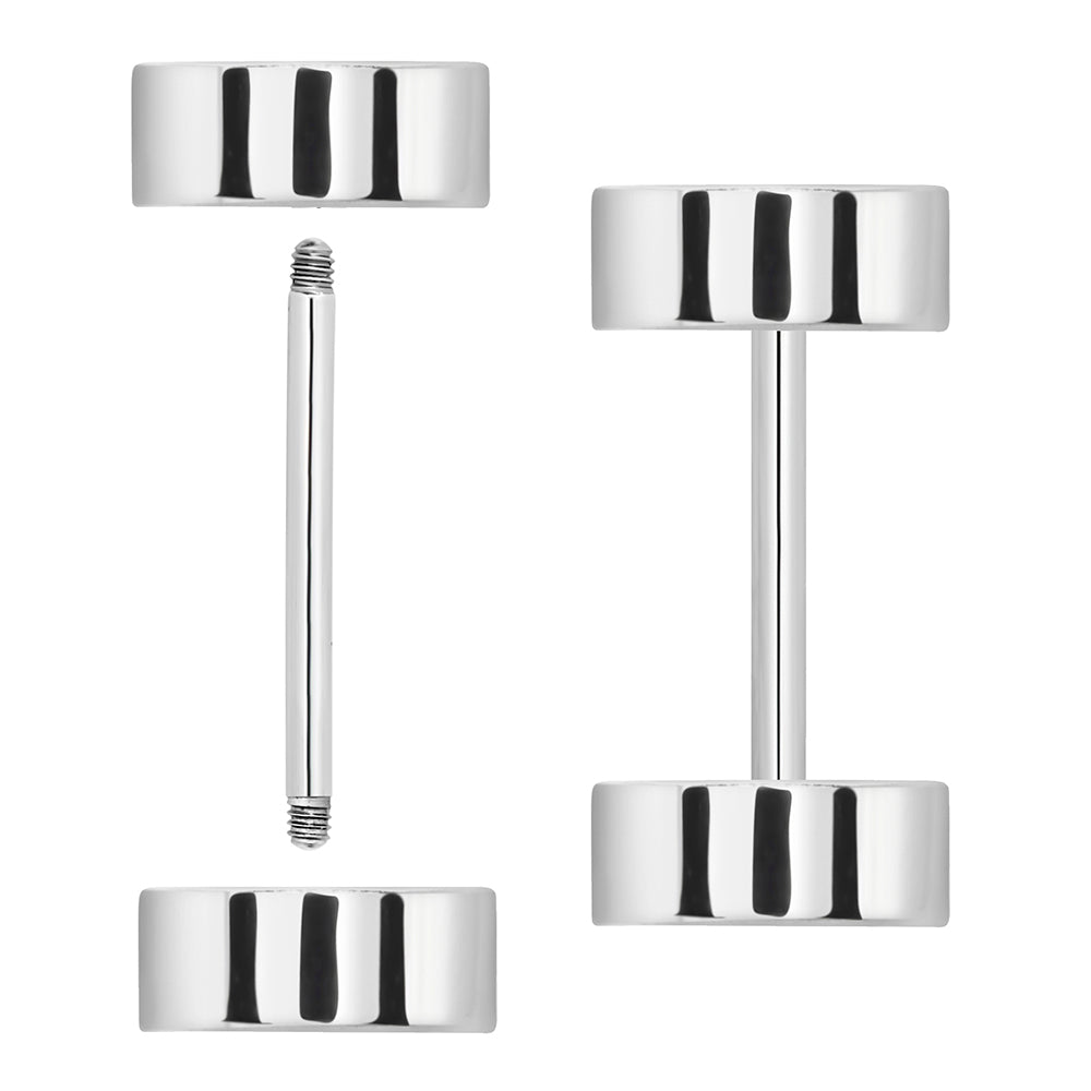 4mm Disc for Externally Threaded 18g–16g Jewelry — Price Per