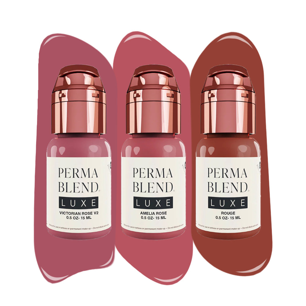 Rose Lip Mini Set — Perma Blend Luxe — 3 1/2oz Bottles