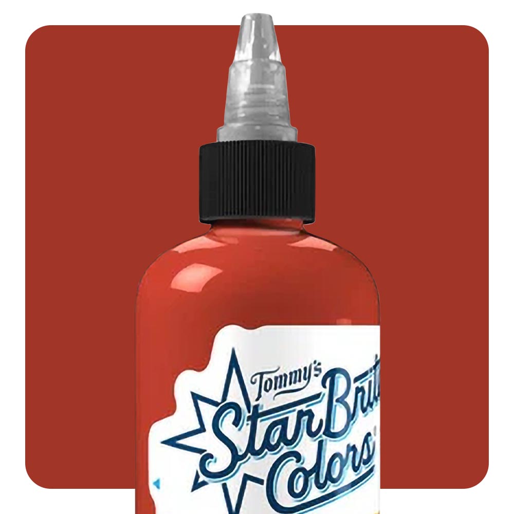 StarBrite Colors Tattoo Ink by Tommy’s Supplies – Rusty Orange – Pick Your Size