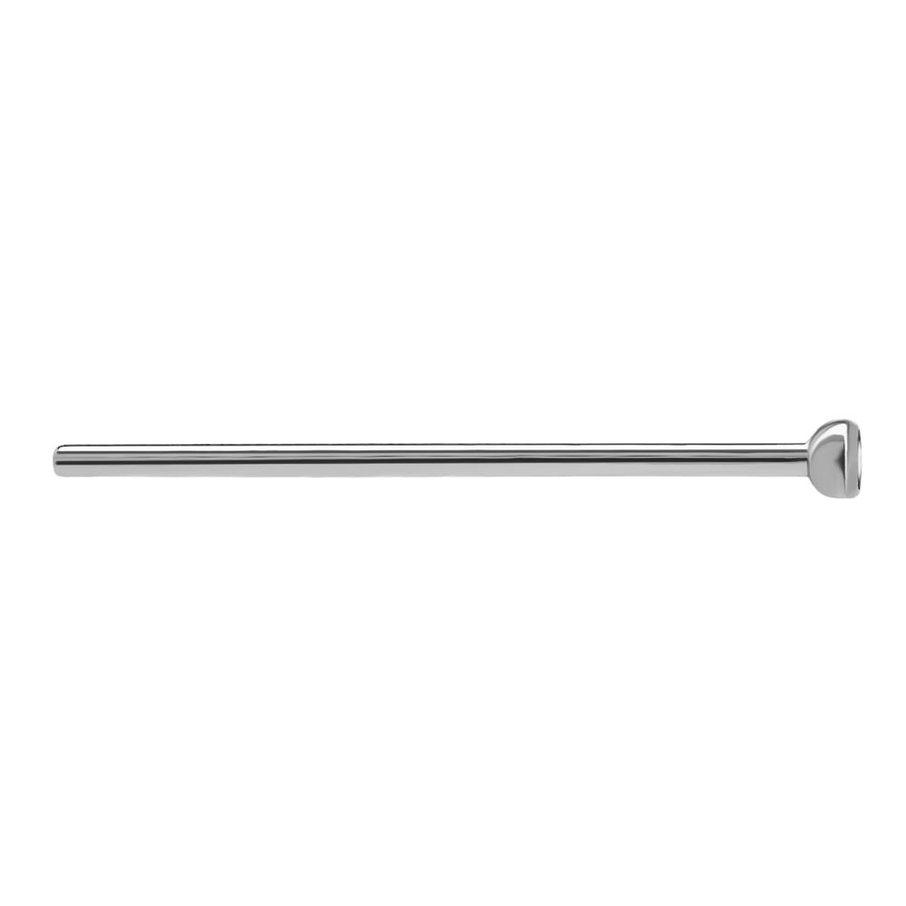 Tilum 20g Titanium Fishtail w/ Martini Bezel-Set Jewel - Price Per 1