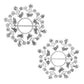 Snowflake Nipple Ring Shield - Price Per 1